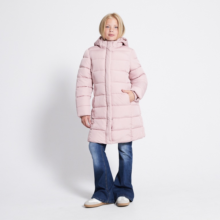 Long puffer jacket "Penny Star" Pink 2